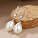 Water Droplet Shaped Simulated Freshwater Pearl Earrings Women's Jewelry