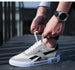 Men’s Casual Breathable Canvas Sneakers with Lace-Up Design and Comfortable Board Shoe Style