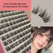 Sunflower Comics Thick Natural Look False Eyelashes in Segmented Layers