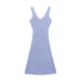 Women's V-Neck Sleeveless Slim Fit Mini Camisole Dress