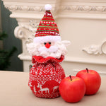 Knitted Christmas Gift Bag – Wool Wrap for Holiday Goodies & Treats