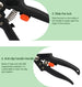 Multi-Function Grafting Shears for Fruit Trees - Bud Cutter & Vaccination Tool for Gardening