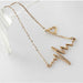 Heartbeat Necklace Chic ECG Gold Pendant Charm Lightning Necklace Jewelry
