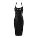 European American Sexy Halter Neck Bodycon Dress for Party and Night Out