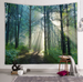 Large Forest Tapestry – Nature-Inspired Wall Art Decor