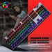 RGB Luminous Esports Mechanical Keyboard Wired 104-Key Blue Axis Design