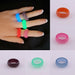Luminous Crack Resin Rings - Unisex Trendy Geometry Pattern for Cool Style