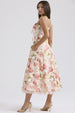 Floral Series French Summer Camisole Dress Gentle Style Slimming Floral Long Skirt