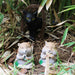 Cat & Mole Decorative Resin Garden Ornaments - Perfect for Outdoor Décor