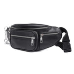 Unisex Chain Waist Bag – Compact Messenger Shoulder Crossbody Mini Bag