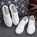 White Canvas Shoes for Women – Casual Sports Style White Shoes