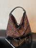 Leopard Print Convertible Crossbody Bag – Trendy Dual-Purpose Style