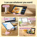 Multi-Functional Adjustable Mobile Phone Stand 360-Degree Rotating Desktop Tablet Holder