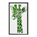 Giraffe Metal Wall Art – Moss-Effect Wall Hanging Decor