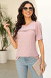 Patchwork Round Neck Pullover T-Shirt With Simple And Modern Aesthetic