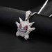 Personalized Cartoon Pendant Necklace - Fairy Geng Ghost Baokemeng Diamond Necklace Jewelry