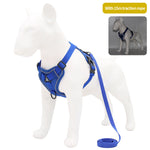 Reflective Breathable Dog Harness – Vest-Style Pet Leash with Adjustable Fit