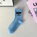 Men's Mid Length Soft Comfortable Home Socks Sweat Absorbing Odor Resistant Socks