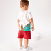 Children Fashion Clothes Set Cute Knitted Short Sleeve Boys Wear