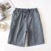 Linen Cotton Large Size Men Women Sports Leisure Comfort Shorts