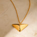 Simple Triangle Pendant Necklace – Minimalist Jewelry for Everyday Elegance