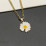 Sunflower Pendant Necklace - Fashion Jewelry for Women