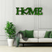 Elegant HOME Letter Moss Wall Decor for Modern Living Spaces and Unique Botanical Art Display