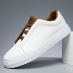 Men’s Solid Color Outdoor Sports Shoes with Anti-Slip Comfort Sole