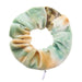 Trendy Tie-Dye Velvet Zipper Large Intestine Hair Loop for Stylish Look
