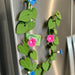 3D Printed Artificial Morning Glory Magnets for Refrigerator Decoration