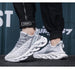 Flyknit Mesh Sneakers For Men Lightweight Breathable Athletic Design Shoes