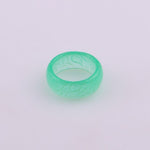 Luminous Crack Resin Rings - Unisex Trendy Geometry Pattern for Cool Style