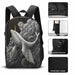 Unisex 17 Inch Classic Shoulder Backpack With Spacious Compartments