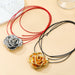 Flower Necklace Women's Extra Long Vintage Alloy Necklace Jewelry