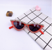 Fashion Kids Sunglasses Diamond Solid Color UV400 Protection Outdoor Use