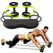 Muscle Exercise Fitness Equipment – Double Wheel Ab Roller for Core Training