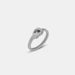 Titanium Steel Knot Ring for Women – Minimalist Intertwined Design