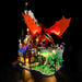 Red Dragon LED Display Lighting for Dungeon & Dragon Block Toys
