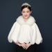 Bridal Fur Shawl and Warm Cloak for Wedding Dress and Cheongsam