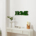 Elegant HOME Letter Moss Wall Decor for Modern Living Spaces and Unique Botanical Art Display