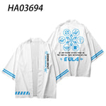 Anime Peripheral Clothes Haori Kimono Cloak Men's Fashion T-Shirt