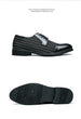 British Style Striped Leather Business Shoes For Men With Breathable Design