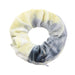 Trendy Tie-Dye Velvet Zipper Large Intestine Hair Loop for Stylish Look
