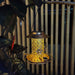 Solar-Powered Hanging Bird Feeder Lamp with Dual Feeding and Lighting Function