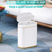 Touchless Smart Sensor Trash Bin with Automatic Lid and Modern Design