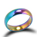 Rainbow Ring for Men and Women – Titanium Steel Ring Jewelry