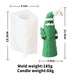 Cartoon Santa Claus Candle Mold Christmas Decorative Ornaments