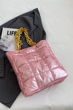 Bubble Textured Chain Handbag – Chic Contemporary Statement Purse