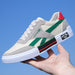 Men’s Casual Breathable Canvas Sneakers with Lace-Up Design and Comfortable Board Shoe Style