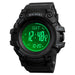 Outdoor Digital Sports Watch with Compass & Altimeter Men's Wristwatch